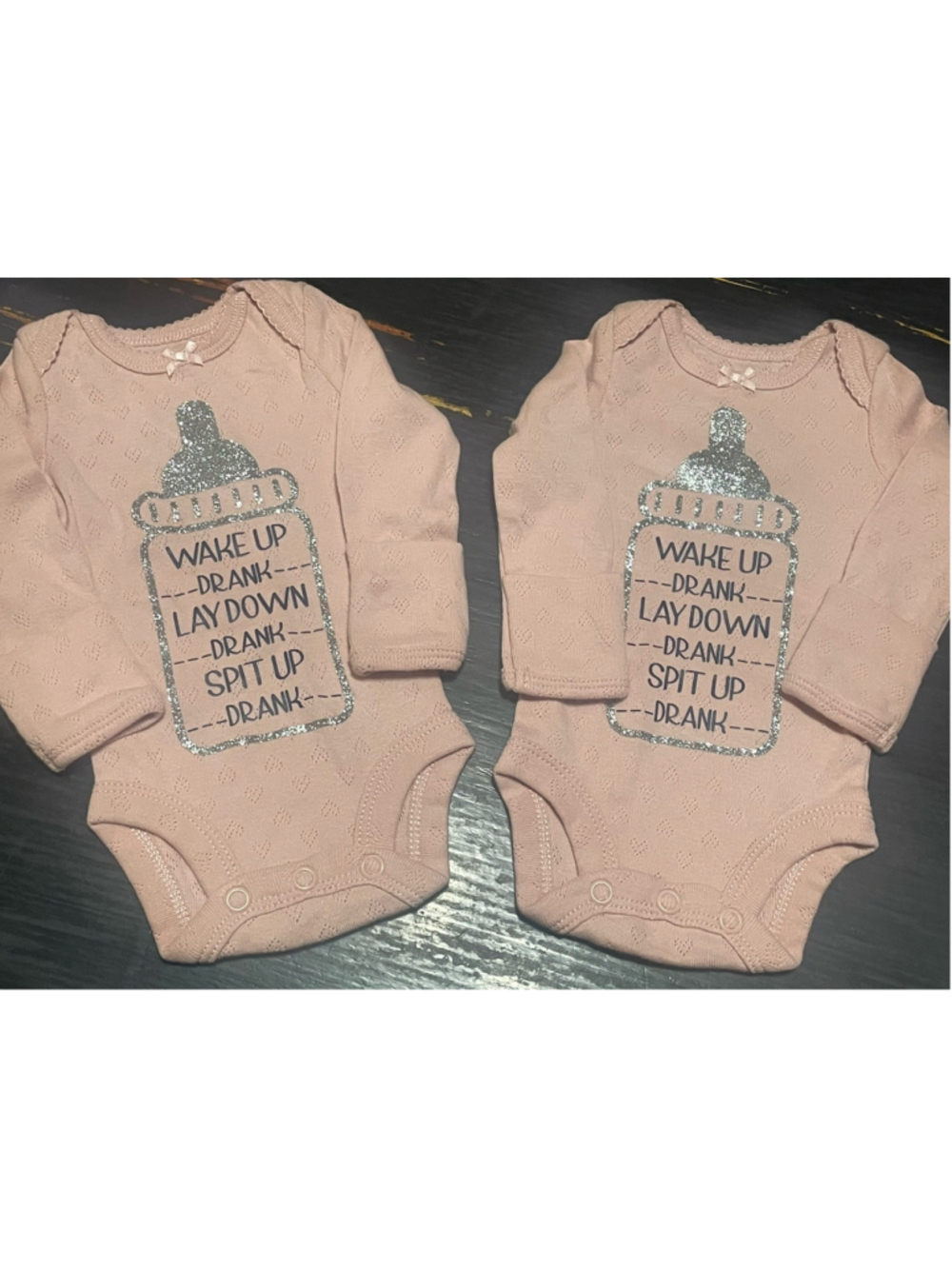 Carter’s Girls Newborn Twin Sleepers, And Bodysuits - Picture 3 of 5